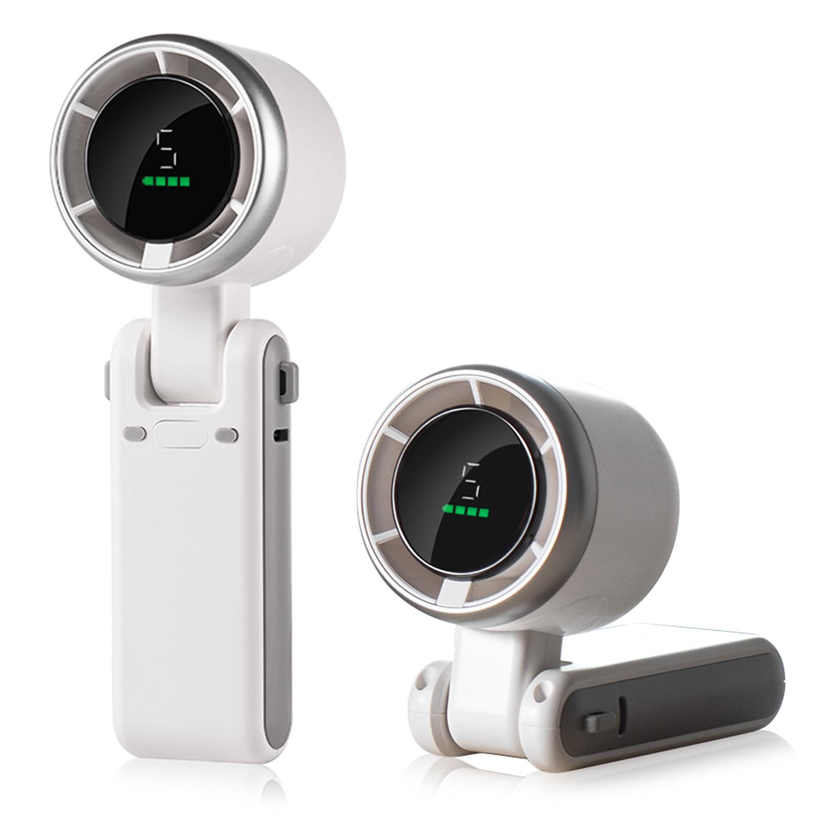 Handheld Portable Turbo Mini Fan with 3600mAh Rechargeable Battery, LED Display, 180 Foldable 3 i... | Amazon (US)