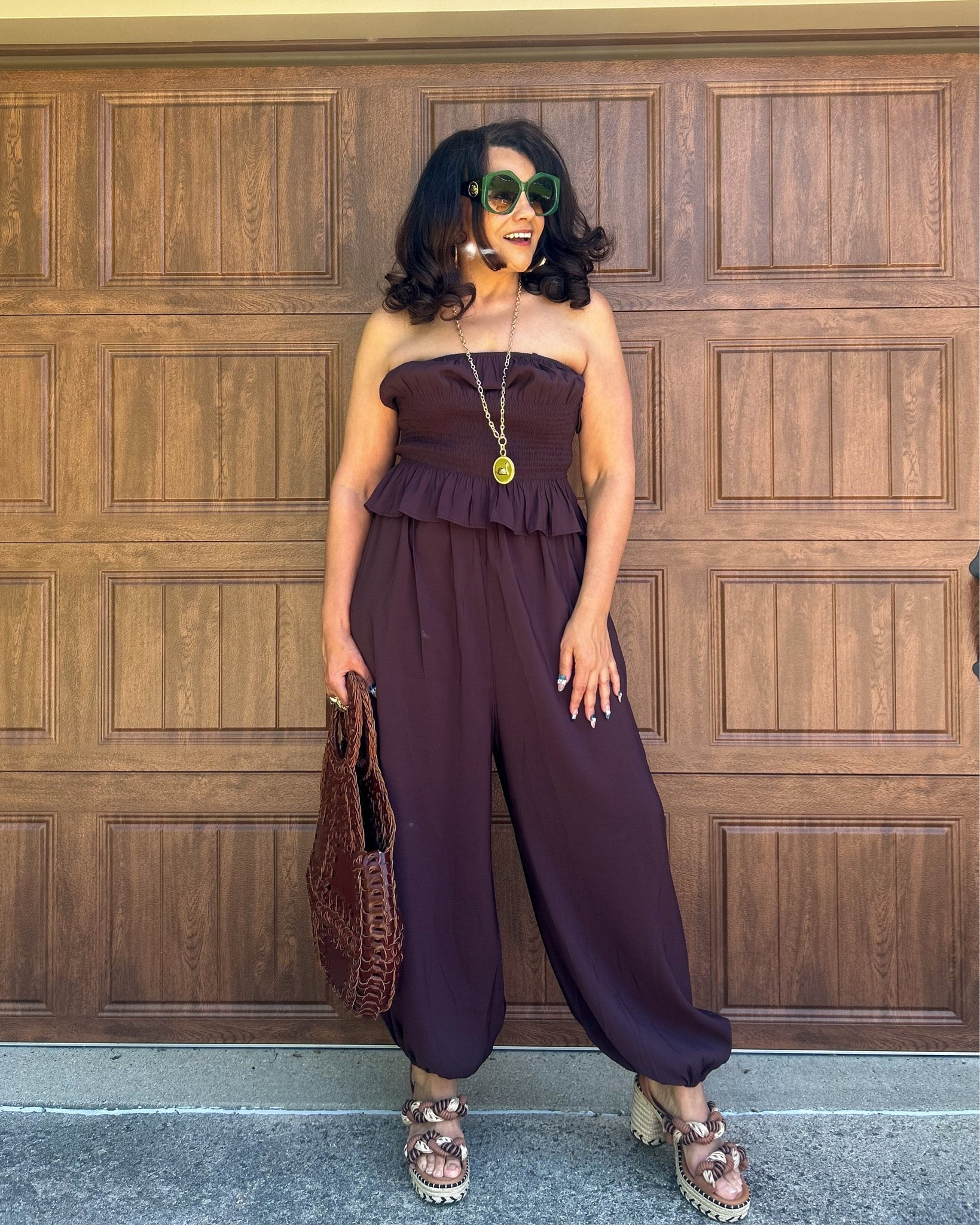 It was such a beautiful weekend and the perfect opportunity to wear this lovely jumpsuit to wear to lunch so light and airy!  #summerfashion #fashionover50

#LTKMidsize