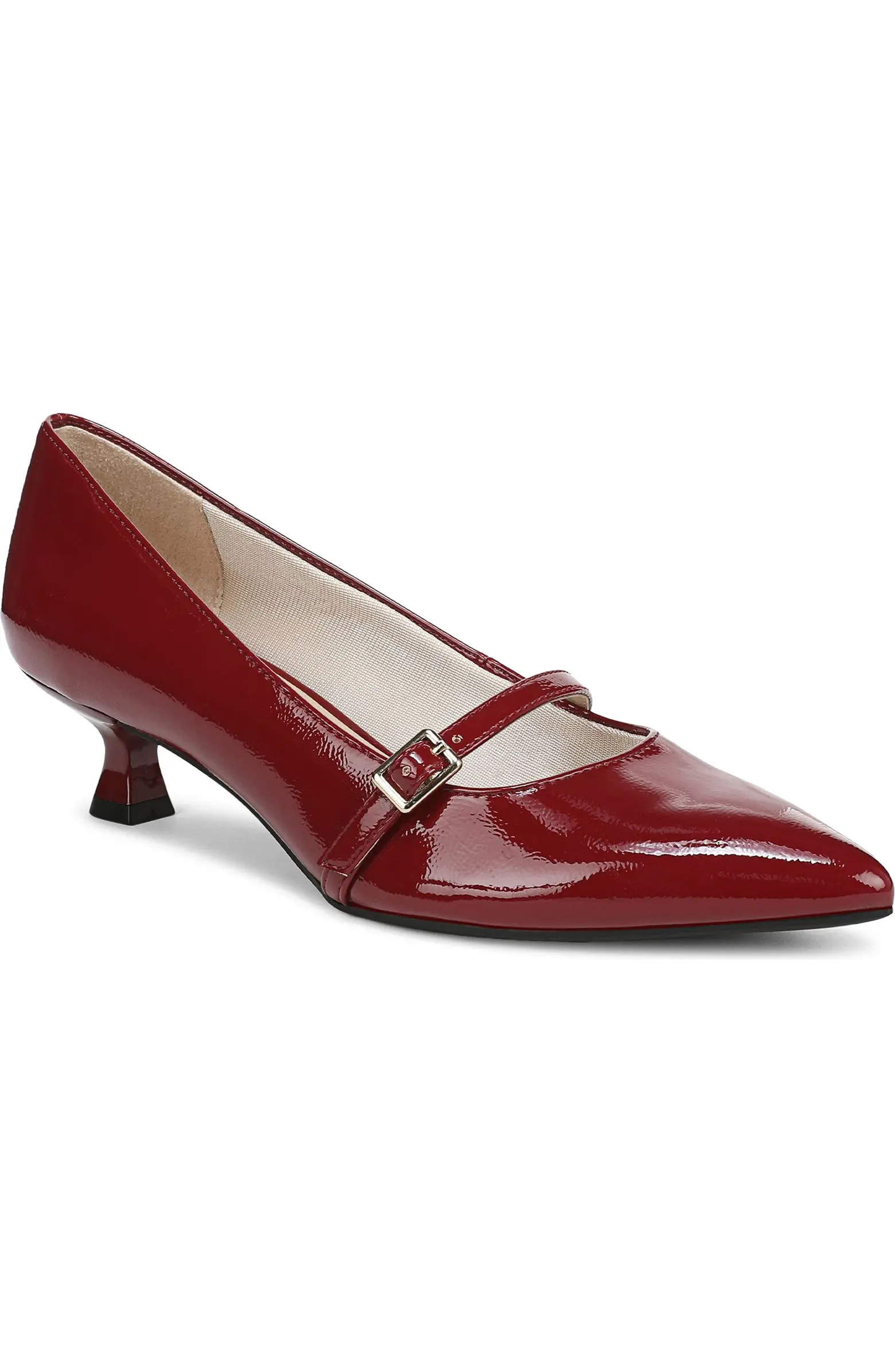 LifeStride Madelyn Mary Jane Pointed Toe Kitten Heel Pump (Women) | Nordstrom | Nordstrom