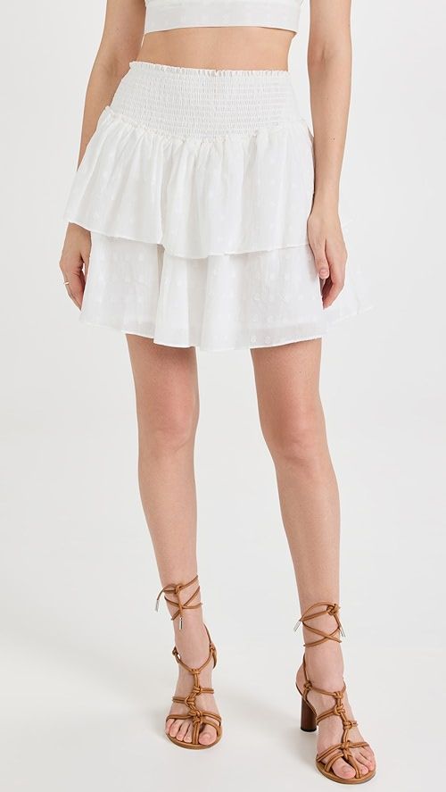 MINKPINK Whitewash Miniskirt | SHOPBOP | Shopbop