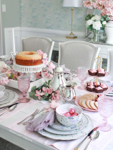 Spring vintage/tea party tablescape. 

#LTKwedding #LTKhome #LTKSeasonal