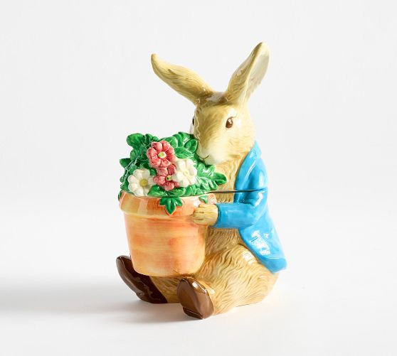 Peter Rabbit™ Stoneware Cookie Jar | Pottery Barn (US)