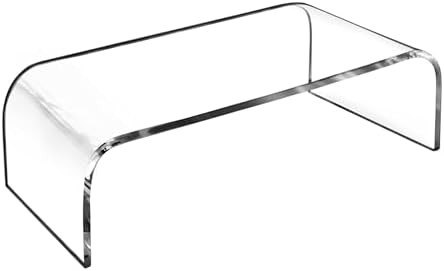 AMT Premium Acrylic Clear Monitor Riser Laptop/PC/Multimedia Monitor Stand for Home Office | Amazon (US)