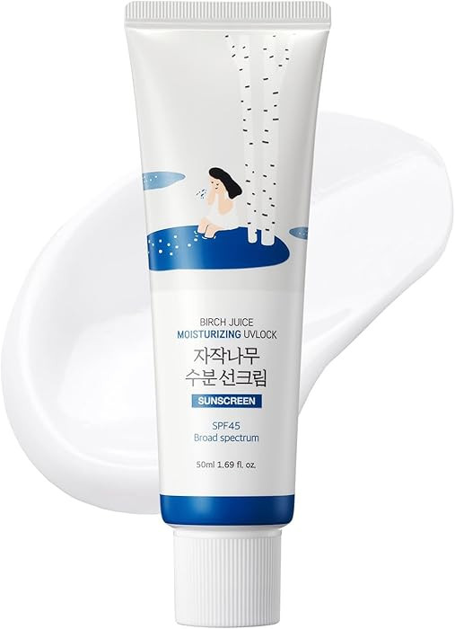 ROUND LAB Birch Juice Moisturizing UV LOCK SPF 45, 1.69 Fl Oz, Hydrating Lotion-like Lightweight ... | Amazon (US)