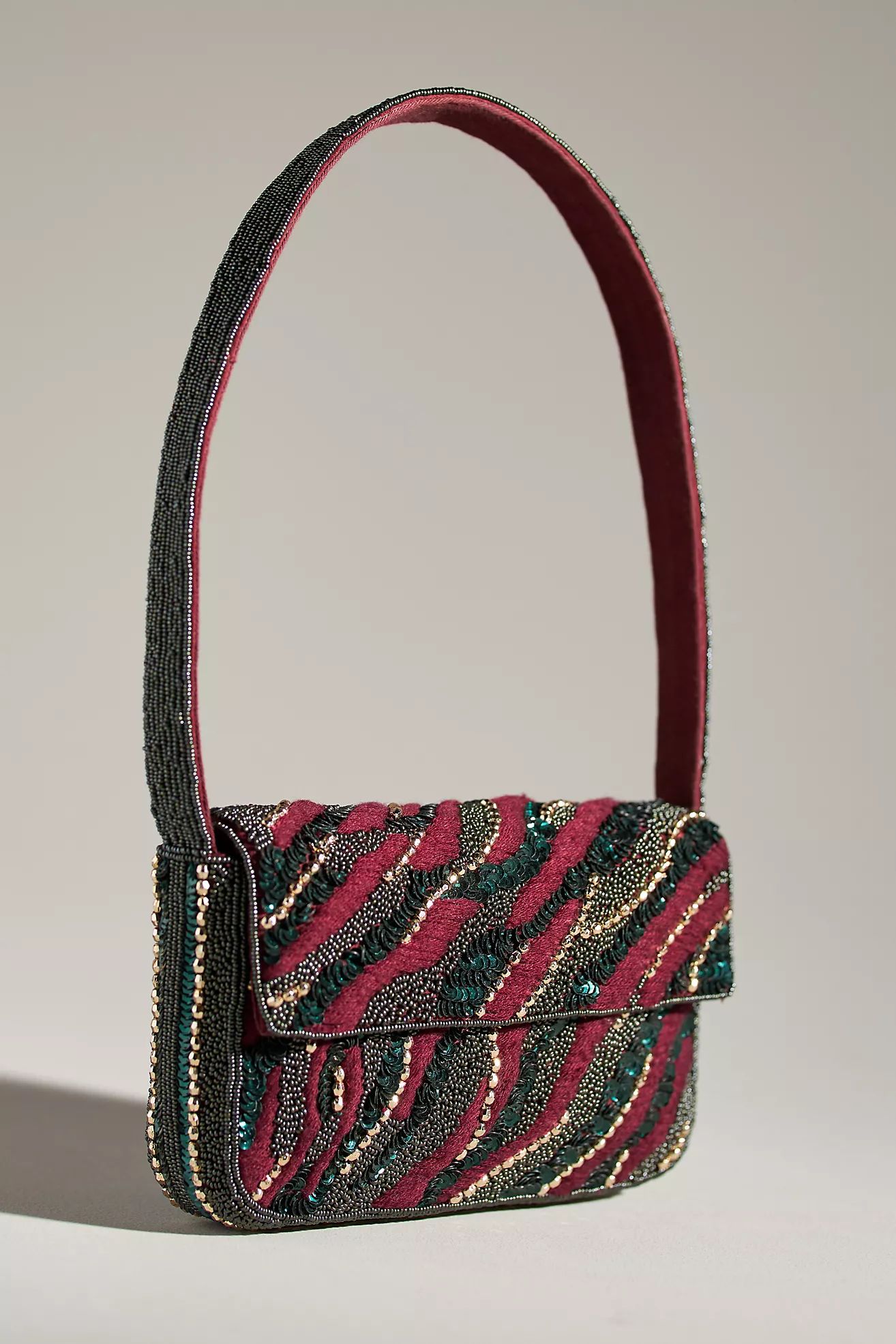 The Fiona Beaded Bag: Holiday Graphic Edition | Anthropologie (US)