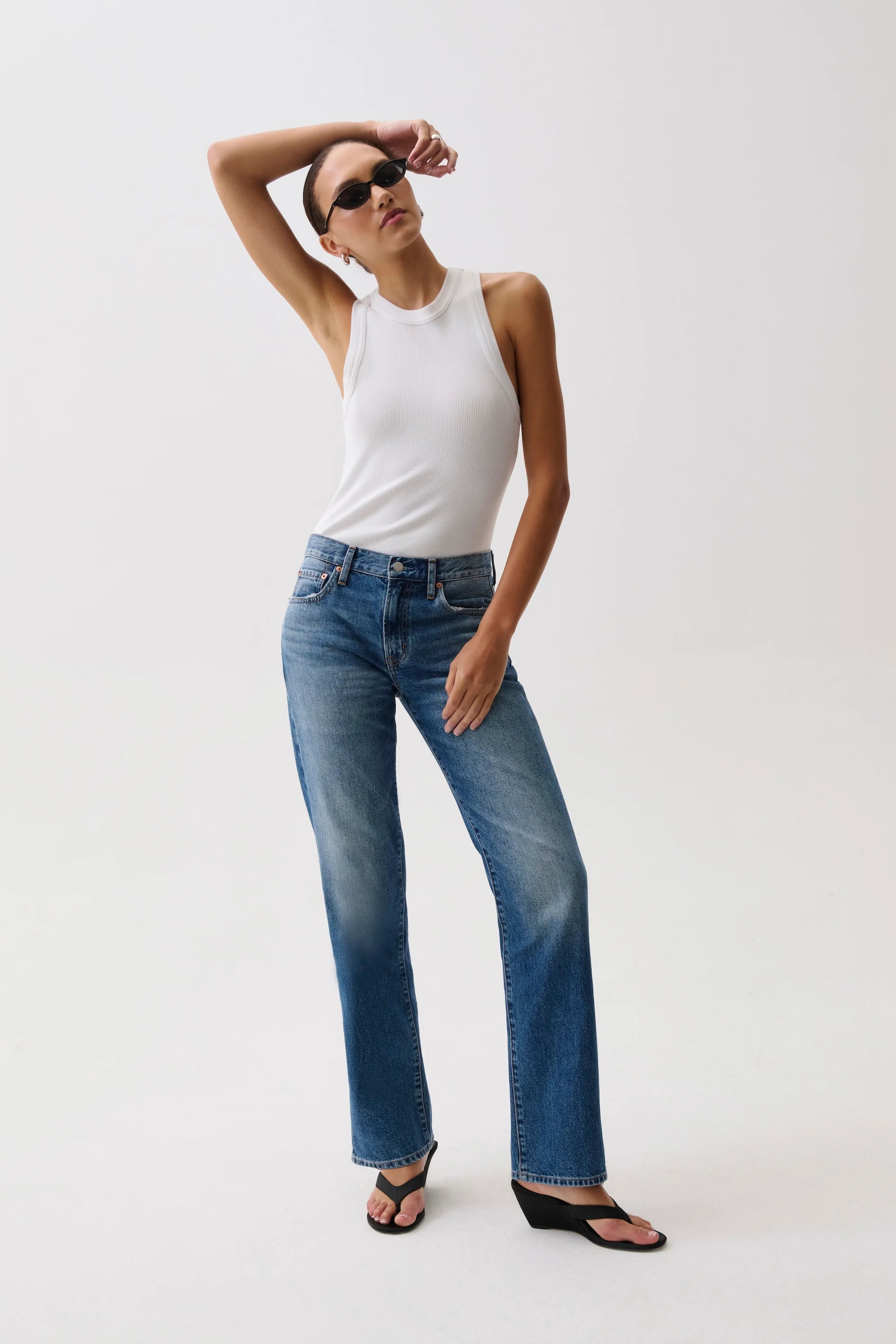 Issa Mid Rise Relaxed Straight Jean - Sorensen | Pistola Denim