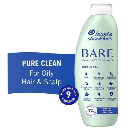 Head and Shoulders Bare Pure Clean Dandruff Shampoo Anti-Dandruff Treatment 13.5 FL oz | Walmart (US)