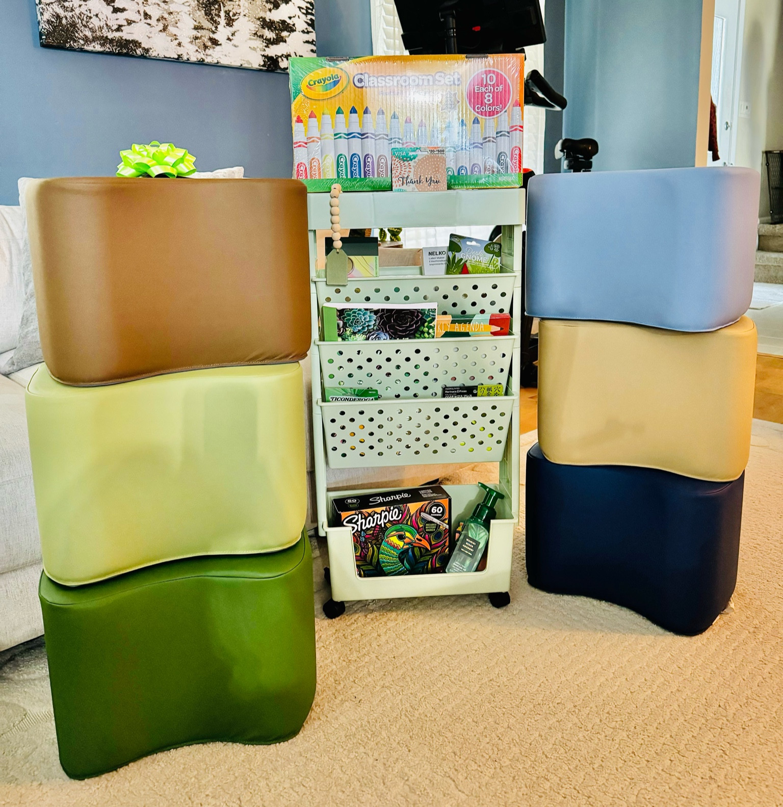 Today marked day 4 for our teachers and that meant GREEN.
•
GREEN with envy are those who wish they had you for a teacher! 
•
•
#teacher #teacherappreciation #green 

#LTKGiftGuide