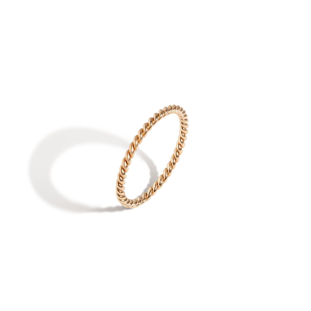 Thick Stackable Twist Ring | AUrate New York