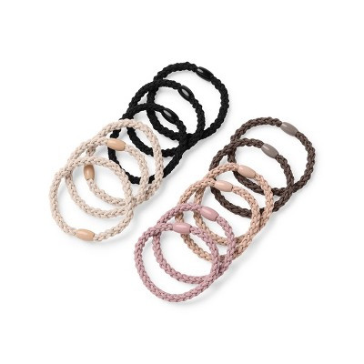 The Hair Edit Braided Bands Hair Ties - 12pk | Target