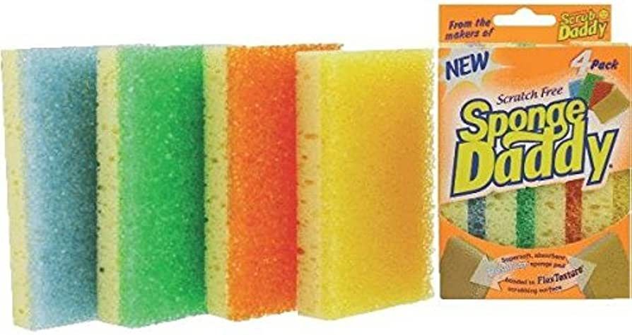 Sponge Daddy 4-Pack Sponges | Amazon (US)