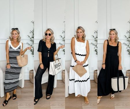 Amazon black and white summer outfits! Perfect for vacation and date night! 

#LTKStyleTip #LTKSeasonal