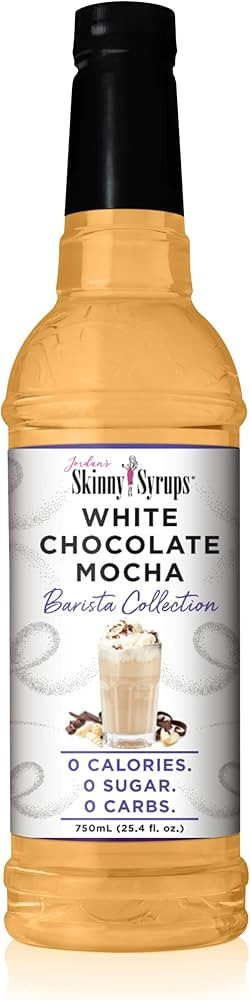 Jordan's Skinny Syrups, White Chocolate Mocha Coffee Syrup, Sugar Free, 25.4 Ounces (Pack of 1), ... | Amazon (US)