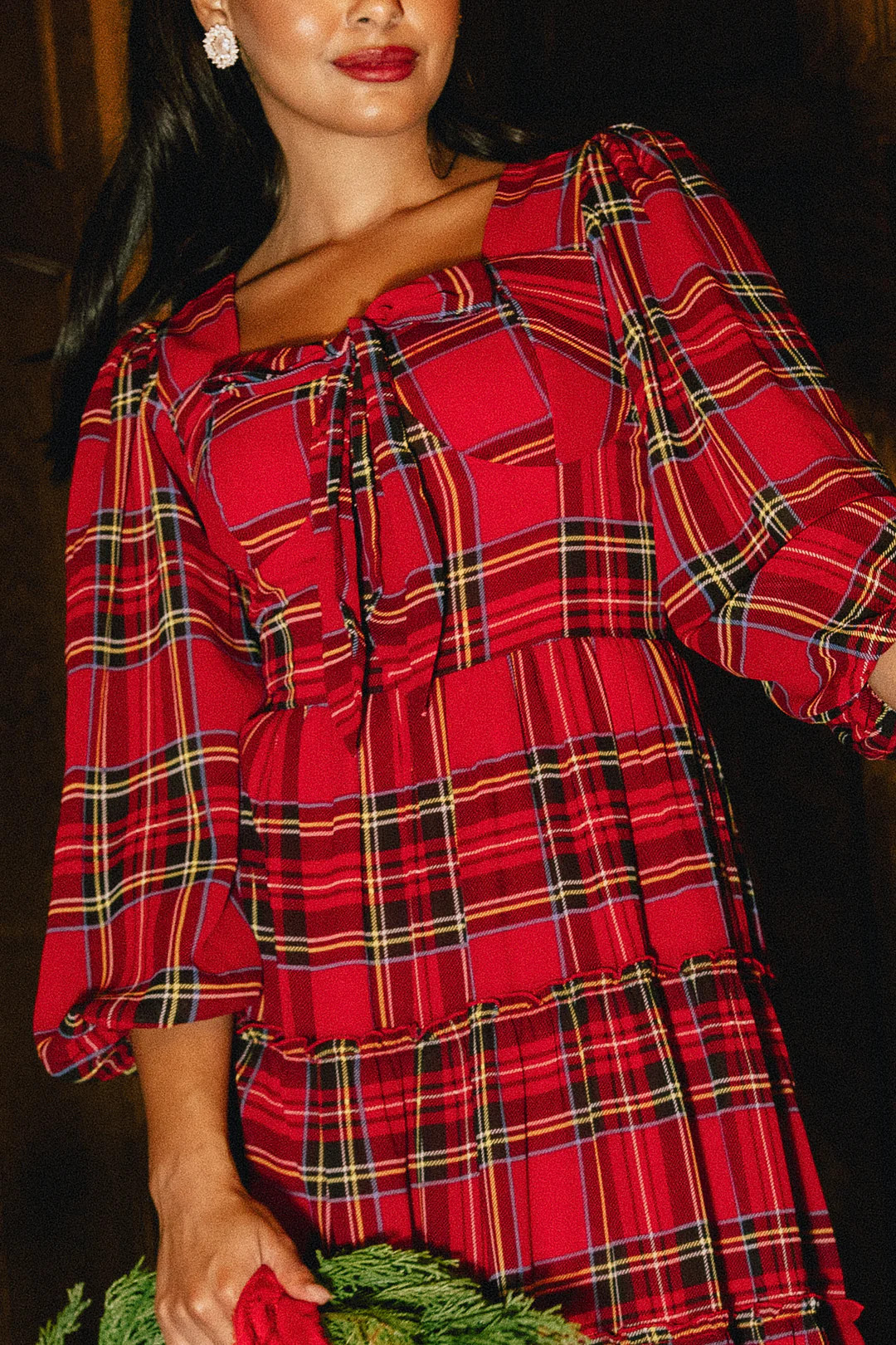 Raelynn Dress in Holiday Plaid - FINAL SALE | Ivy City Co