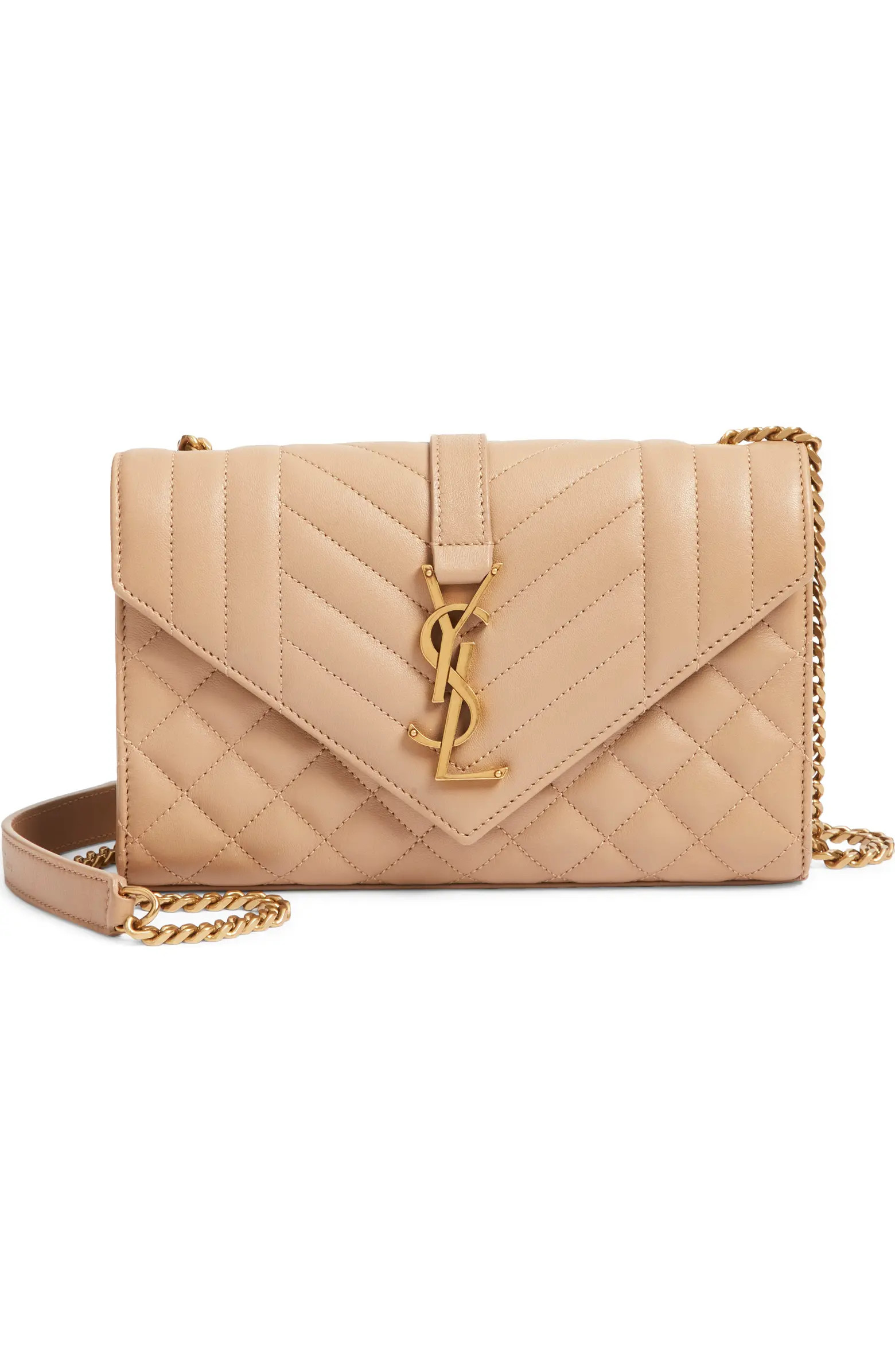Small Envelope Chain Strap Leather Shoulder Bag | Nordstrom