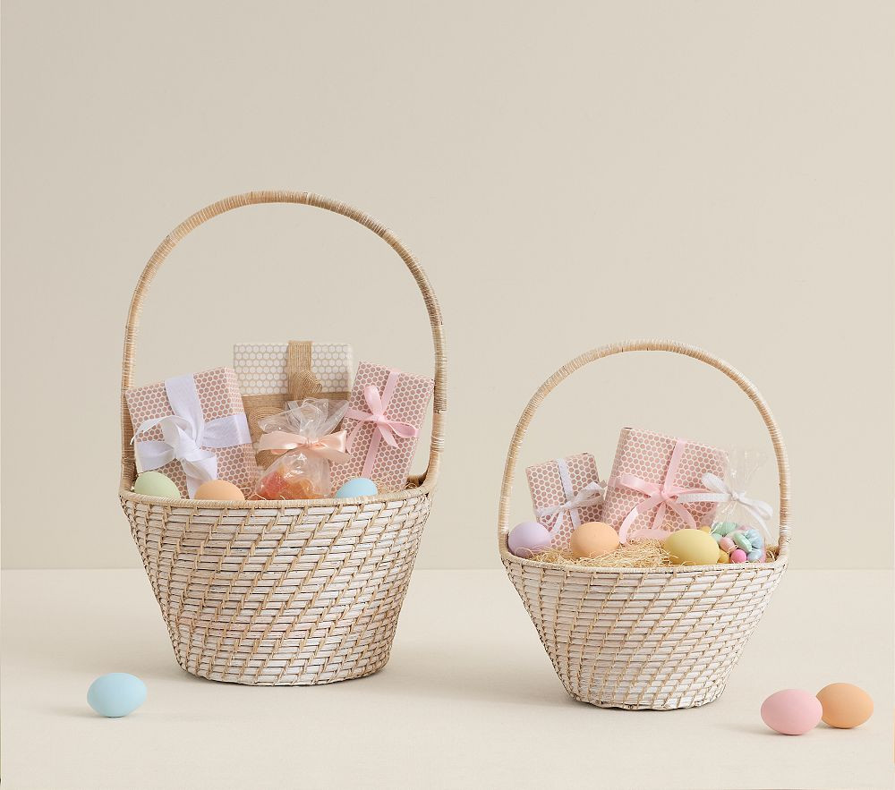 White Quinn Easter Basket | Pottery Barn Kids