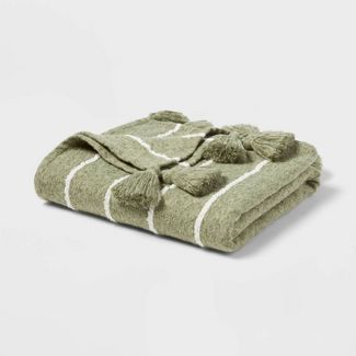 Tasseled Boucle Oversized Throw Blanket - Threshold™ | Target