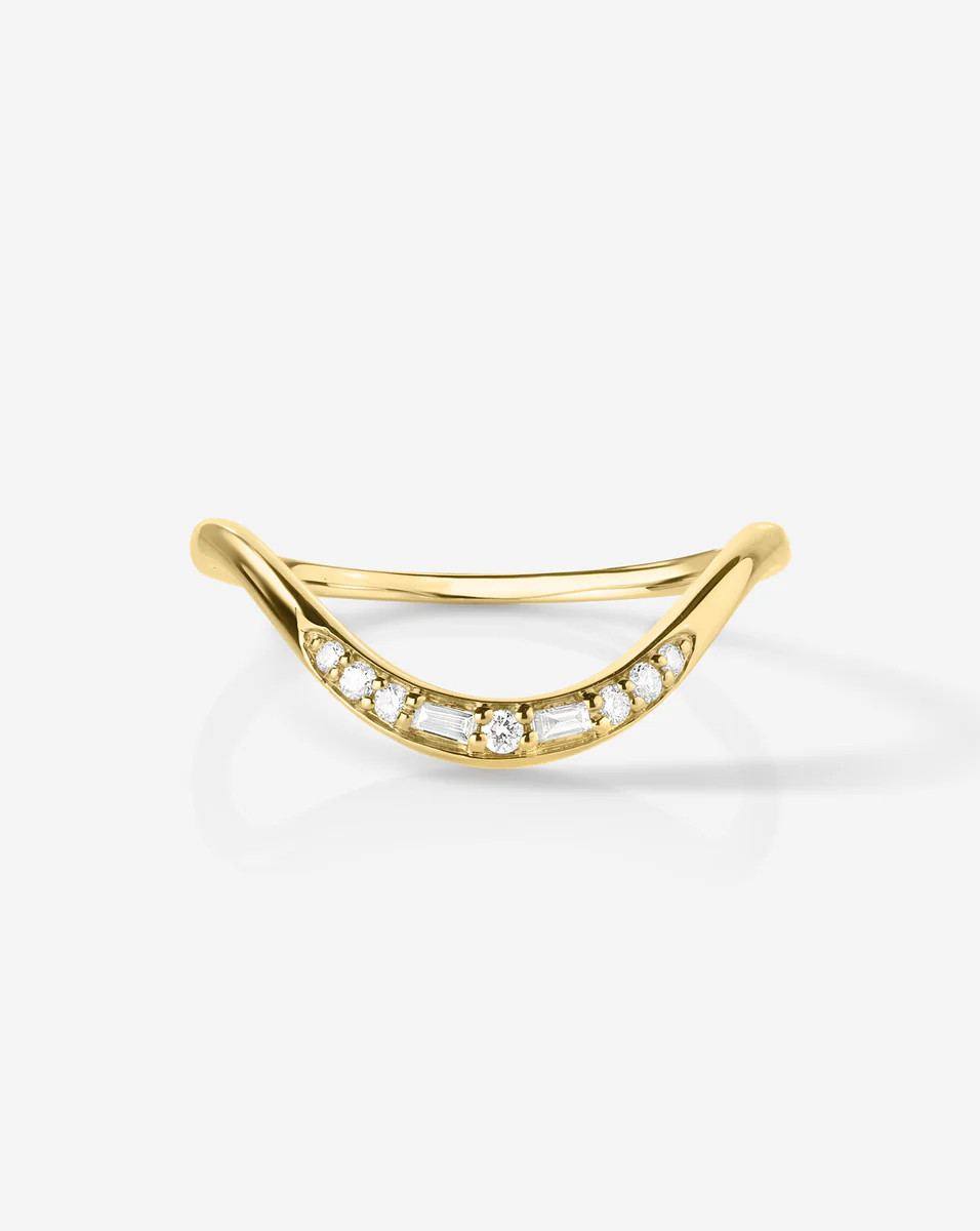 Curve Diamond Ring | Ring Concierge