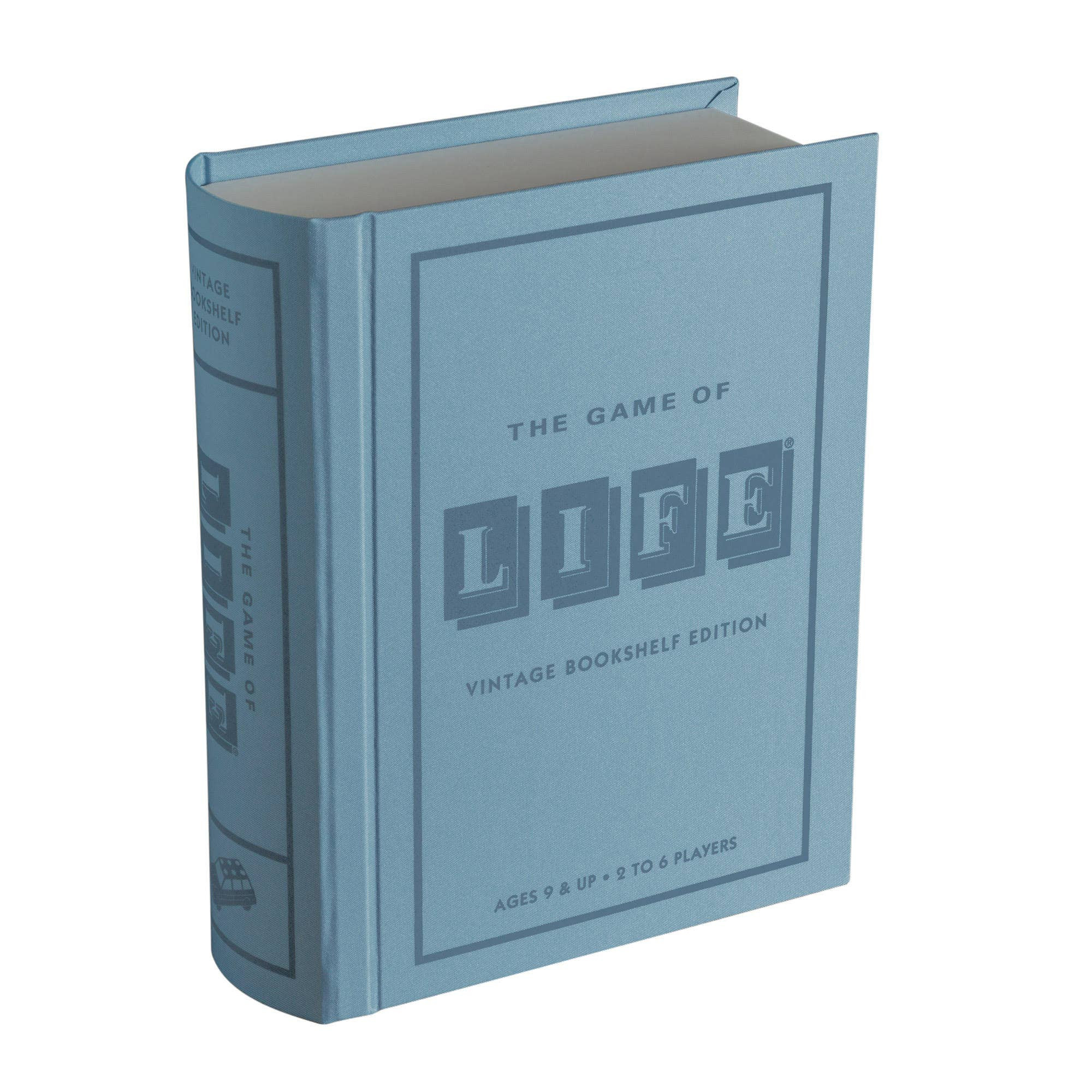 WS Game Company The Game of Life Vintage Bookshelf Edition | June+Grey