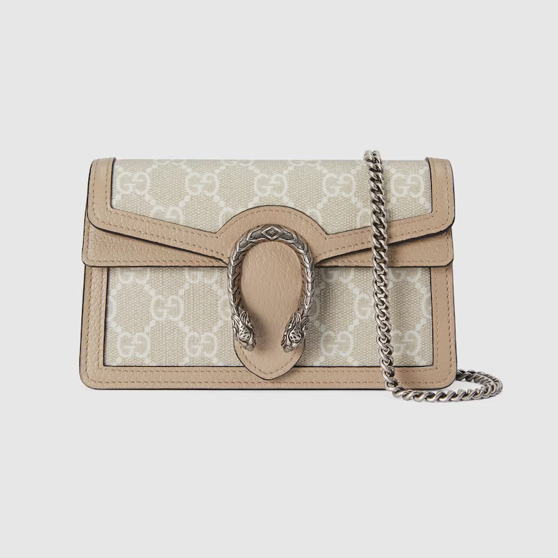 GUCCI Dionysus GG Super Mini Bag, White, GG Canvas | Gucci (US)