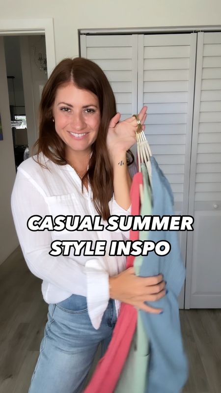 Casual Sumer Style Inspo ✨☀️🙌🏼 loving these Amazon finds! All perfect for that easy casual summer style we love! Which one is your favorite? 

Follow me for more affordable fashion and Amazon finds! 

Wearing:
Small in all! All available in other color options! 

#LTKStyleTip #LTKFindsUnder50 #LTKSeasonal