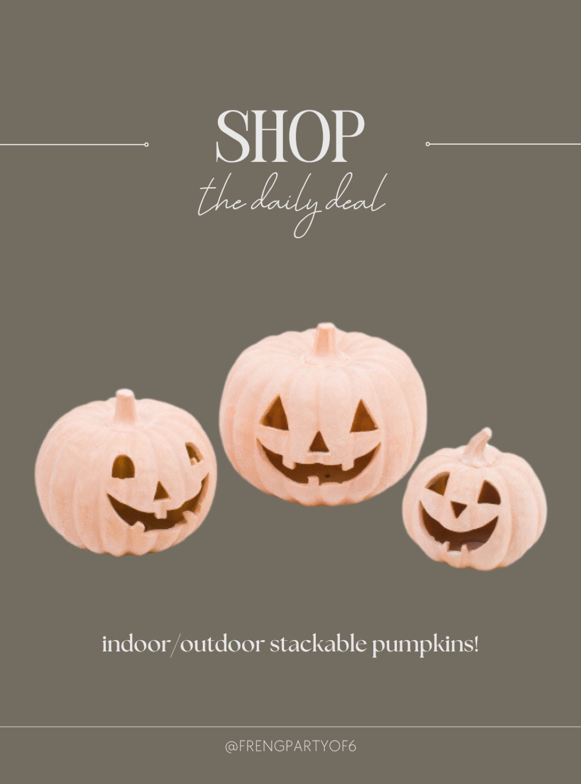 $29.99 indoor/outdoor stackable pumpkins! Halloween decor, porch decor

#LTKFindsUnder50 #LTKHome #LTKSeasonal