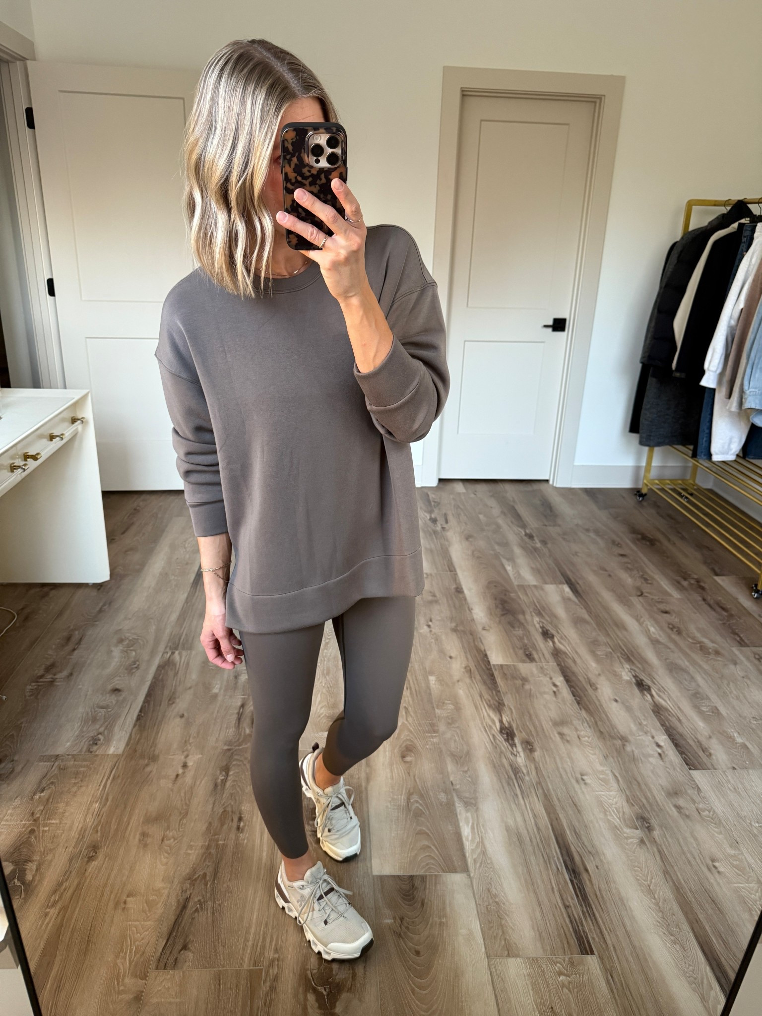 Wearing small leggings (7/8), tank + tunic sweatshirt 

#LTKFindsUnder100 #LTKActive #LTKSaleAlert