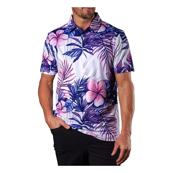 Men's Sunday Swagger Kokomo Polo 2XLarge Purple | Scheels