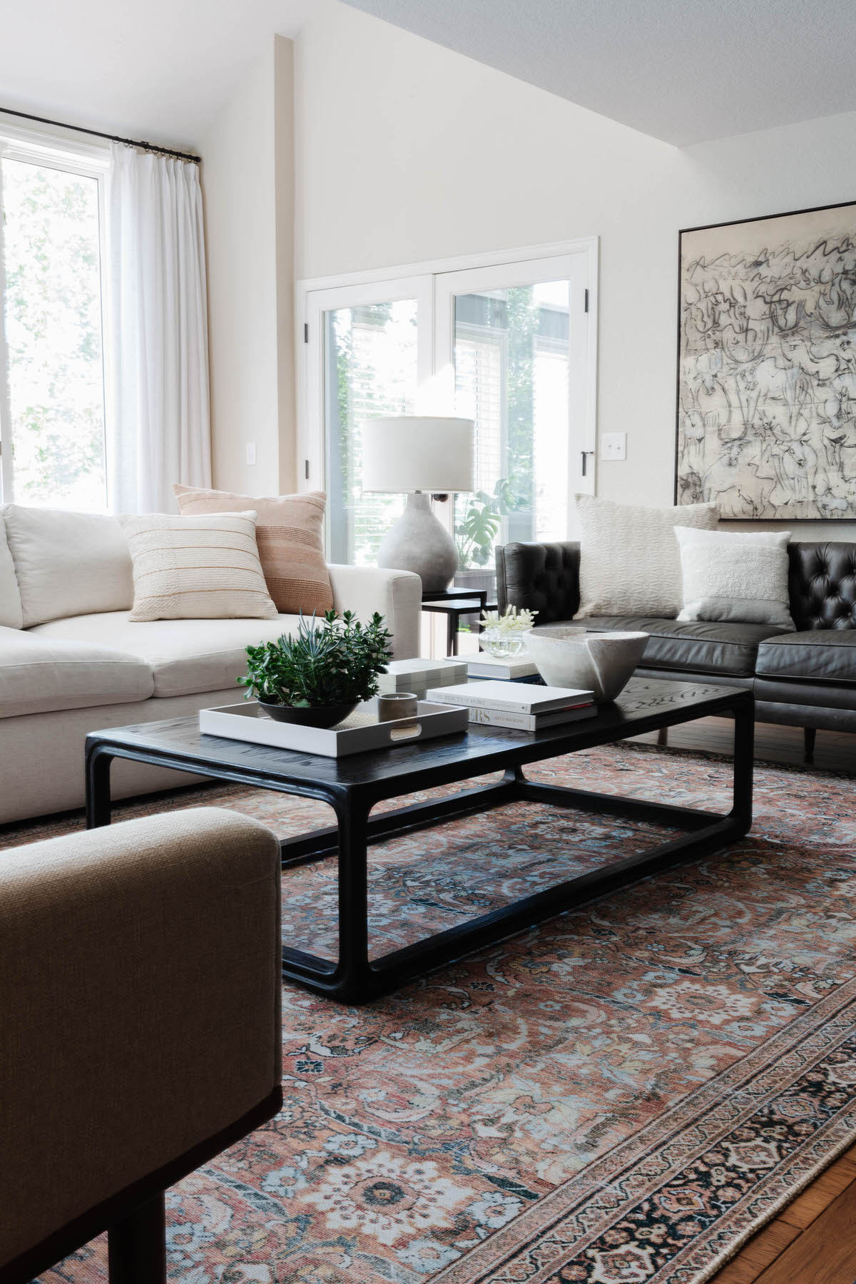 Modern California Casual Living Room 🖤

This space is all about relaxed sophistication—featuring a deep white sectional, ebony leather tufted sofa, and a multi-tonal rug that ties it all together. Layered neutrals, organic textures, and sculptural accents bring the whole look to life.

Shop everything I used to create this elevated, livable vibe below ⬇

#LTKhome #CaliforniaCasual #ModernLivingRoom #LeatherSofa #OrganicModern #NeutralHome #InteriorInspo #ShopMyStyle #LivingRoomDesign #PHIHomeStyle
 

 #LTKHome