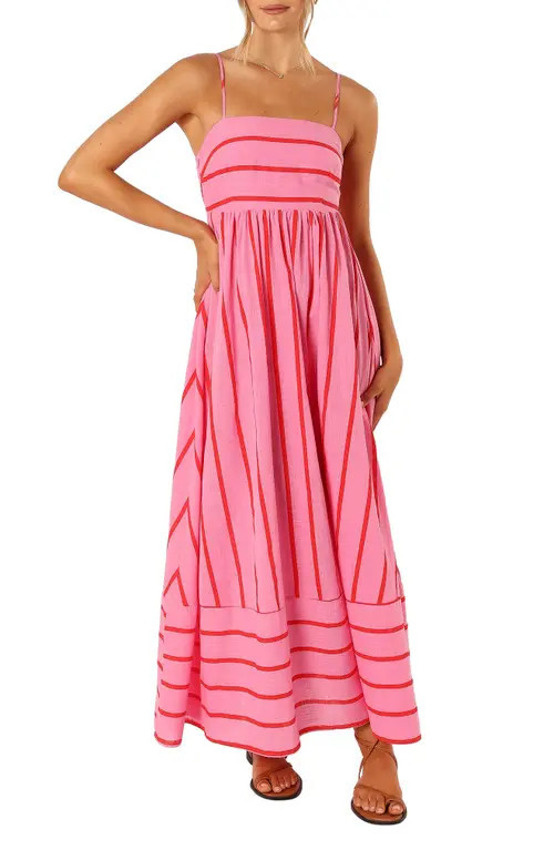 Petal & Pup Pixie Maxi Dress in Pink Red at Nordstrom, Size X-Small | Nordstrom