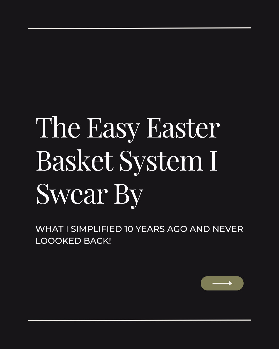 Saying NO to new Easter baskets year after year was one of the best decisions ever!

Here's how I simplified Easter Baskets in our house- this formula makes finding new ideas so much easier!

 

 #LTKmomlife #LTKSeasonal #LTKKids