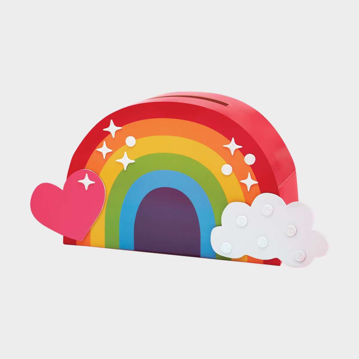 30pc Valentine's Day Rainbow Mailbox Paper Craft Kit - Spritz™ | Target