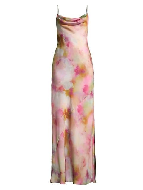 Painterly Beaded Strap Gown | Saks Fifth Avenue
