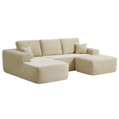 Modern Spacious Sectionals, Plush Fabric Upholstery, Cozy Living Room Comfort | Wayfair North America
