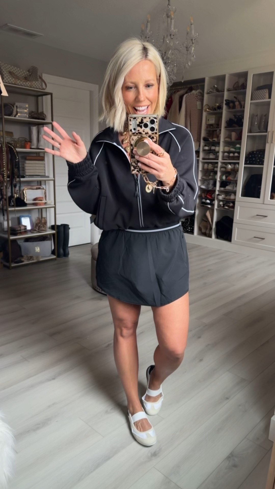 This skirt with the built in shorts is going viral for a reason!!! Only $15 and so cute and comfy!!!
⬇️⬇️⬇️
Wearing medium in both!
Shoes TTS

#LTKootd #LTKSeasonal #LTKActive