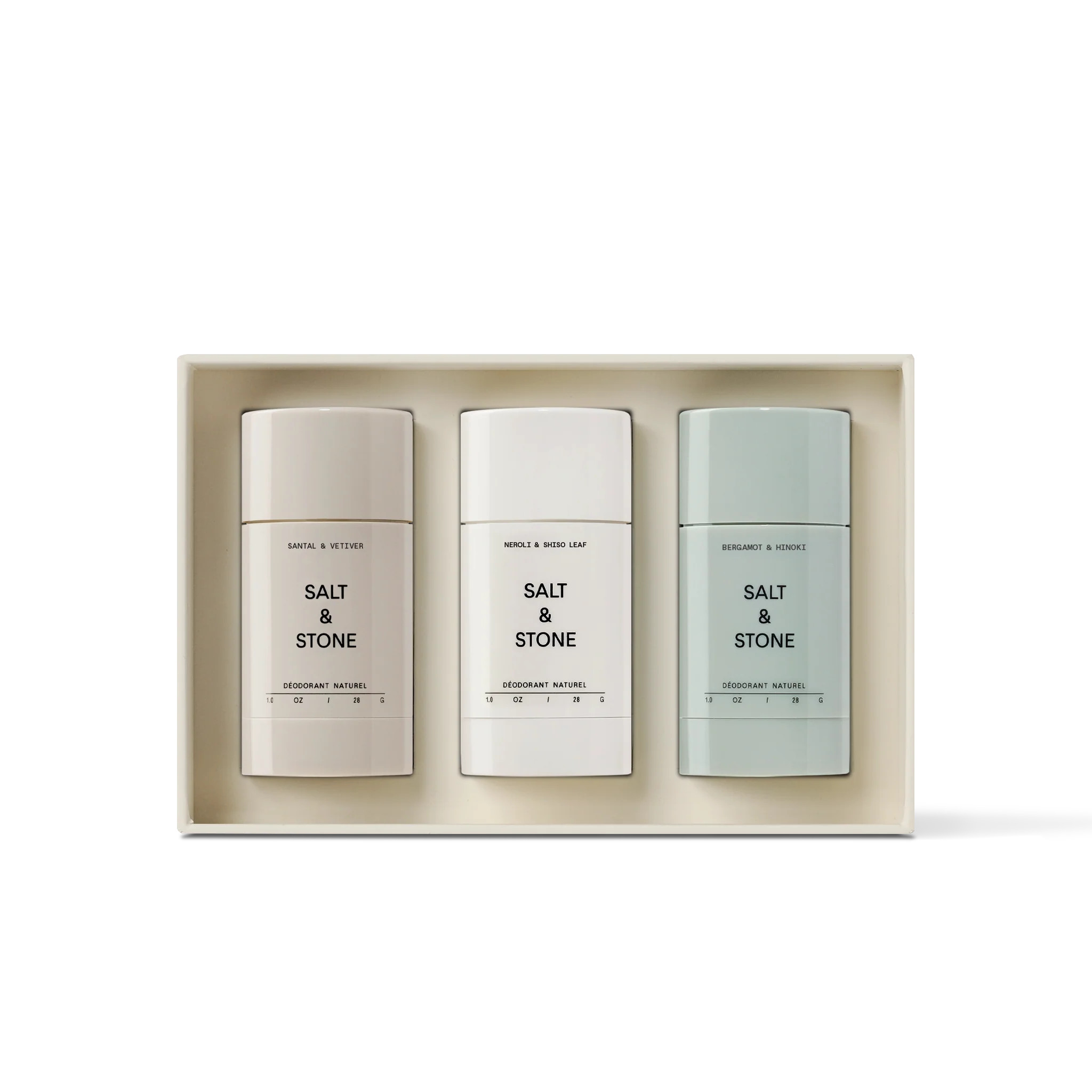 Mini Deodorant Trio | Salt & Stone