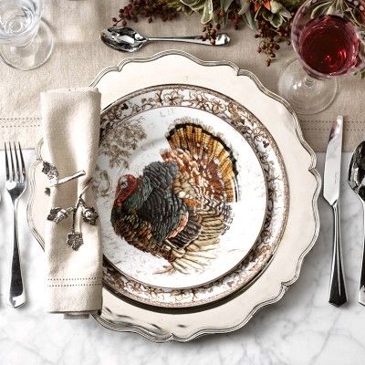 Plymouth Turkey Dinner Plates | Williams-Sonoma