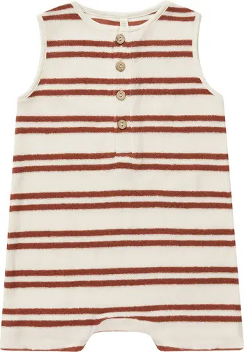 Rylee + Cru Kids' Davis Stripe Sleeveless French Terry Romper | Nordstromrack | Nordstrom Rack