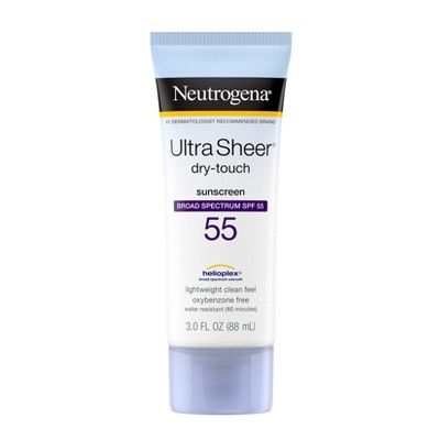 Neutrogena Ultra Sheer Dry Touch Sunscreen Lotion - SPF 55 - 3 fl oz | Target