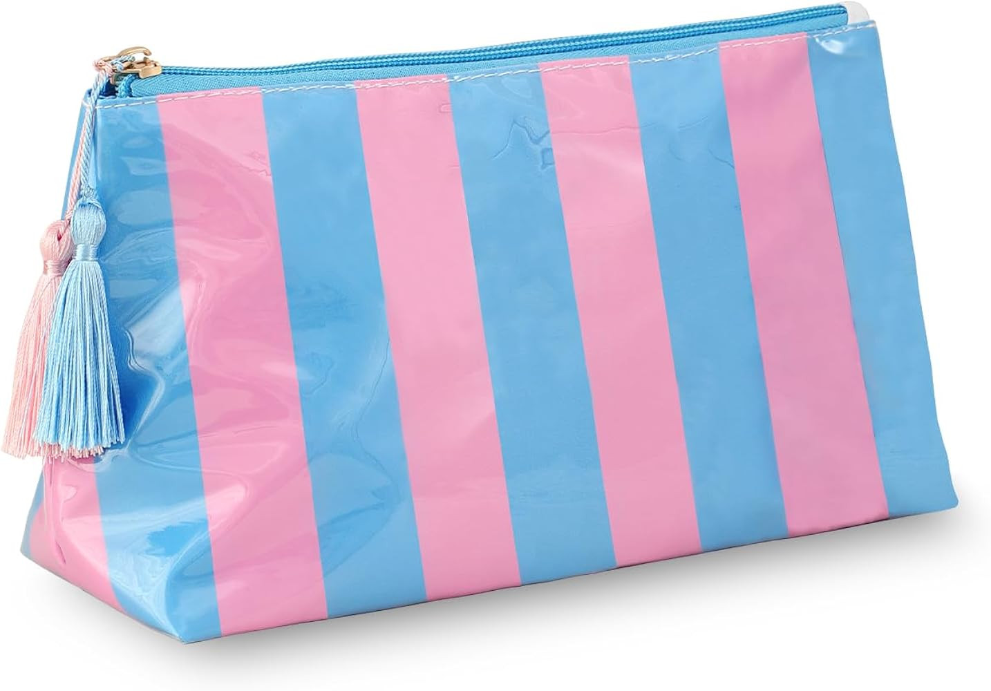 DYSHAYEN Makeup Bags for Purse,Small Clear Coated Cosmetic Bags for Women Girls, Waterproof Trave... | Amazon (US)