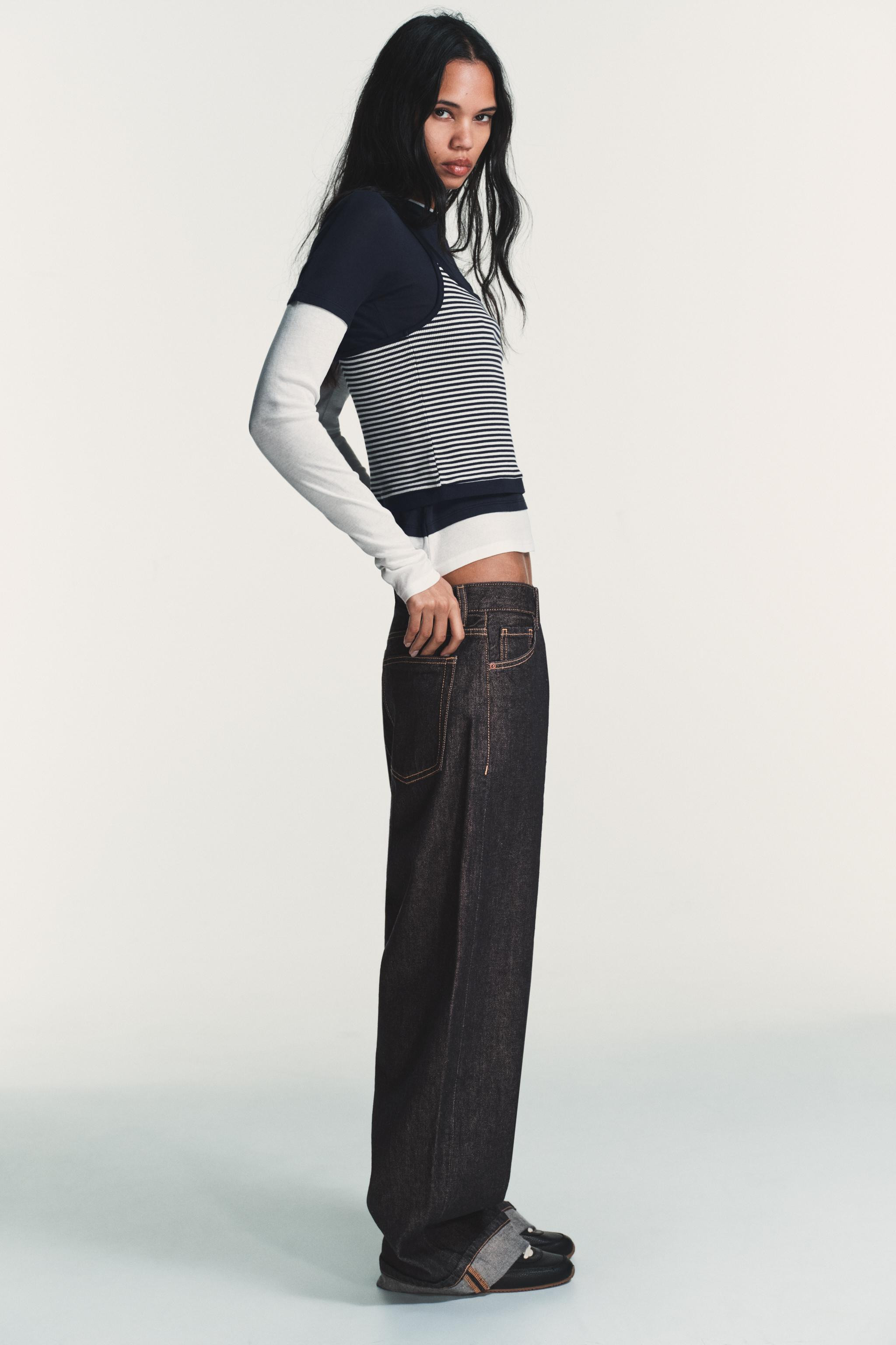 TRIPLE STRIPE EFFECT T-SHIRT | Zara US
