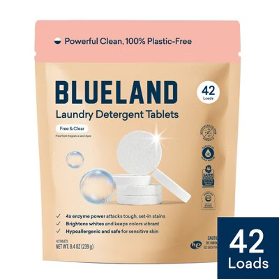 Blueland Free and Clear Laundry Detergent Tablets - 42ct | Target