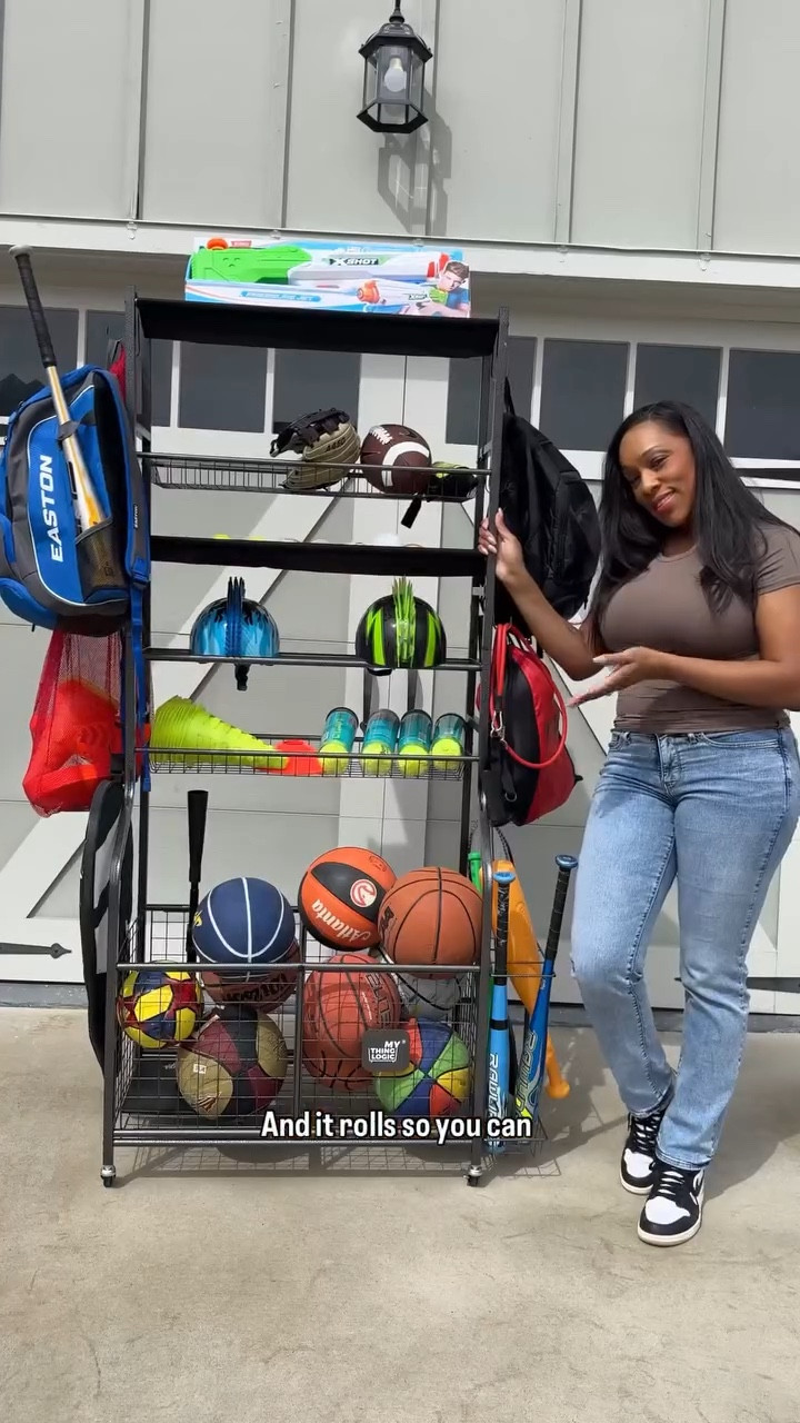 Don’t even ask why we have so many basketballs 😅🏀⚽️🏈

Between sports gear and outside toys, things used to pile up so fast! This cart has been a game-changer—everything finally has a spot, from basketballs and bats to helmets and sports bags. And since it rolls, we can easily tuck it away in the garage when we’re done. Makes life so much easier! 

How do you keep your kid’s outside toys organized?

Comment “Play” and I’ll send you the link to this cart

#MomWin #sportsgear #sportsmom #sportsmoms #soccermoms #baseballmom #footballmom #soccermom #baseballmoms #footballmoms #basketballmom #boymom #boymoms #sportsmomlife #toyorganization #atlantamom #atlantamoms

#LTKKids #LTKActive #LTKFamily