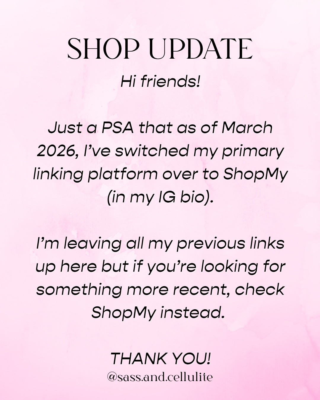 If you can’t find a link here, check my shopmy or sent me a DM on IG 🩷