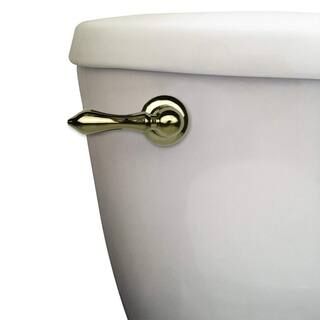 DANCO Universal Decorative Toilet Handle in Polished Brass 89451A - The Home Depot | The Home Depot
