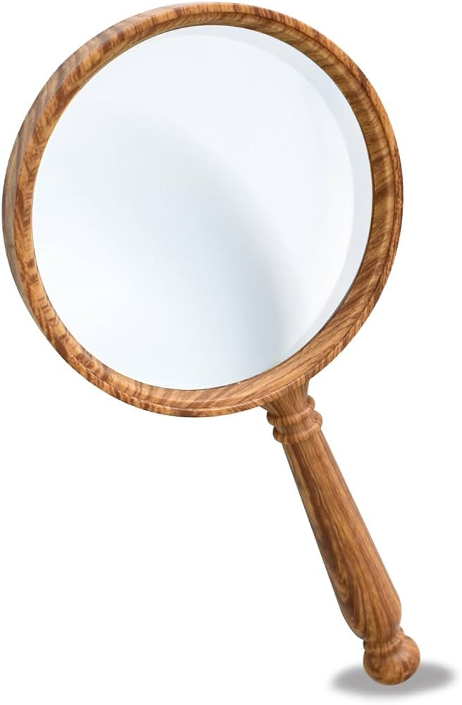 Vintage Magnifying Glass 10X 100 mm, Kids Magnifying Glasses Handheld Reading Shatterproof Magnif... | Amazon (US)