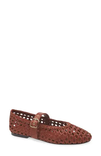 Madewell The Remy Mary Jane Flat in Dusty Redwood at Nordstrom Rack, Size 6.5 | Nordstrom Rack
