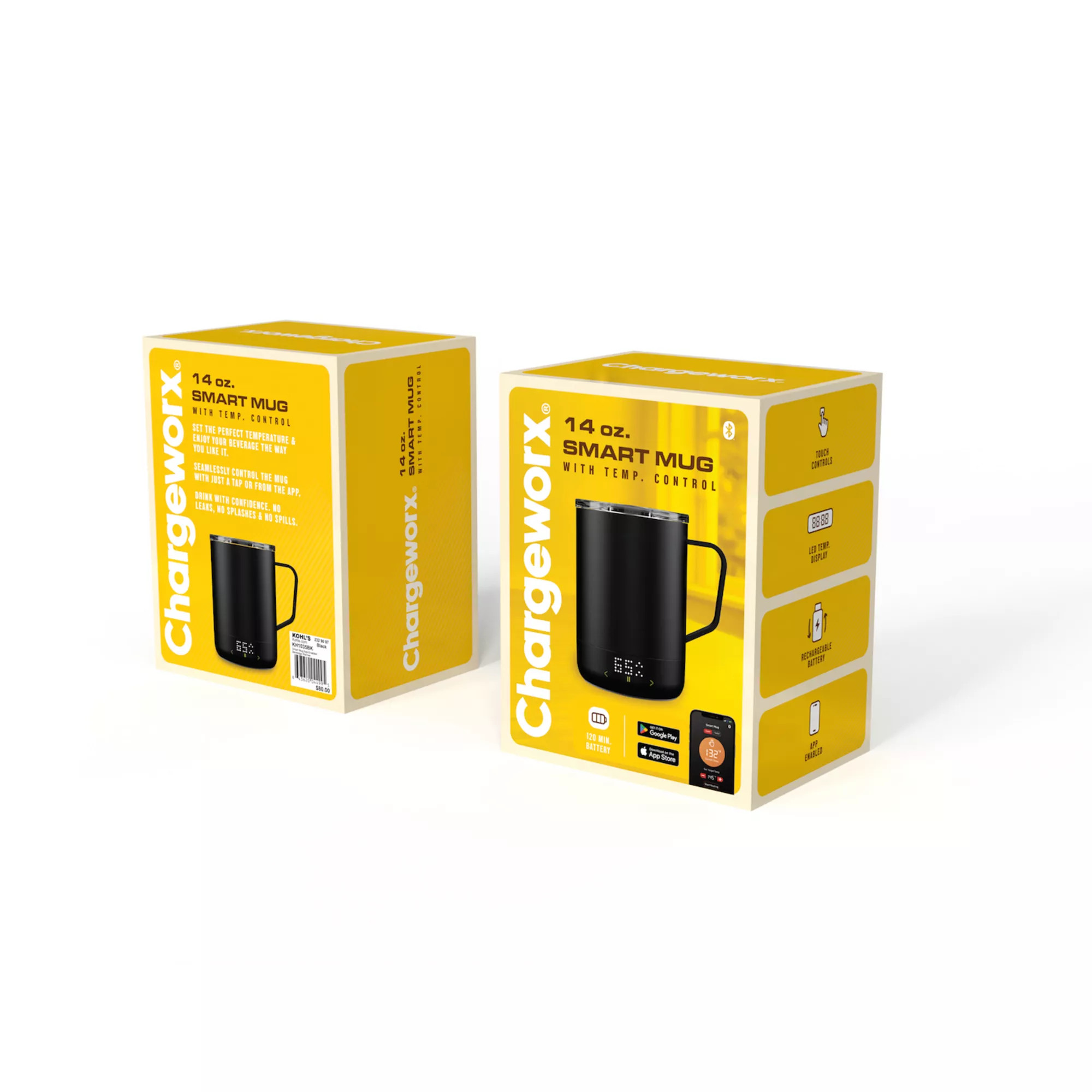 ChargeWorx Smart Temperature Control Heated Mug | Kohl's