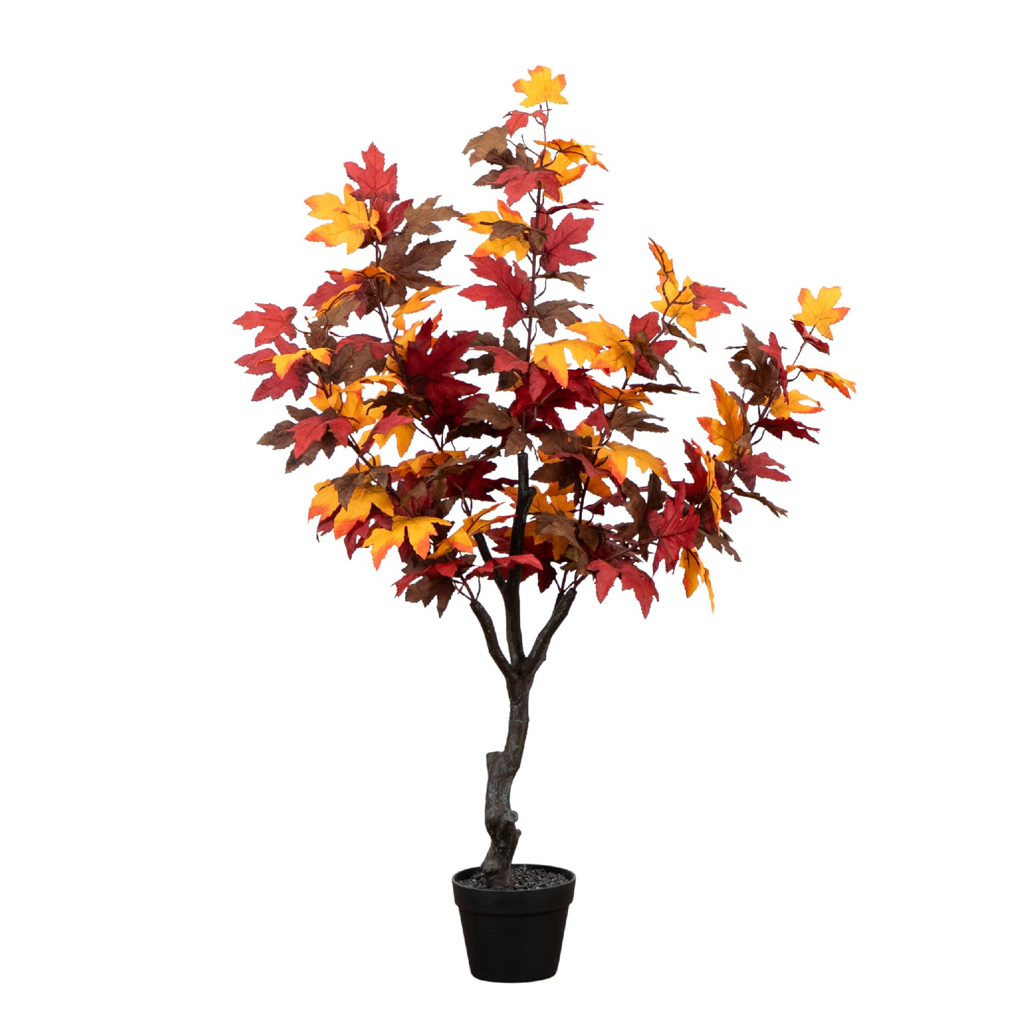 Nearly Natural 52in. Autumn Smoky Maple Artificial Fall Tree | Amazon (US)