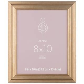 Gold Wide 8" x 10" Frame, Aspect by Studio Décor® | Michaels Stores